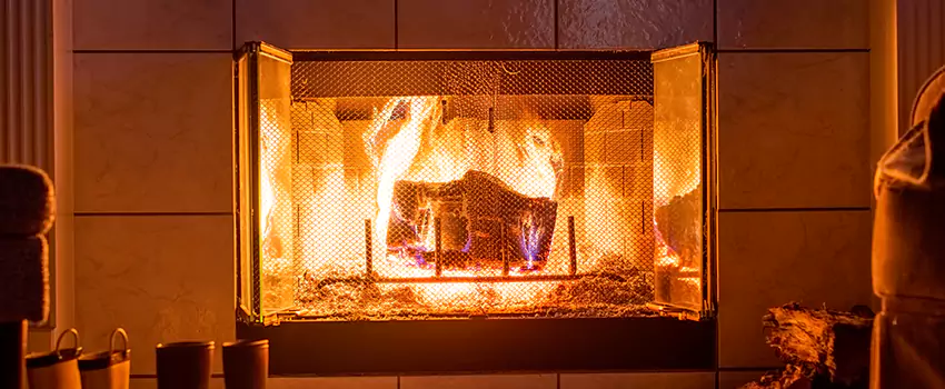 Mendota Hearth Landscape Fireplace Installation in Alton, Illinois